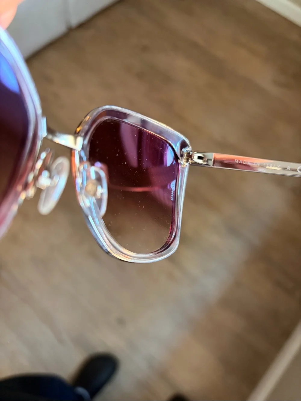 Chanel Women’s Pink Gradient Cat-Eye Sunglasses